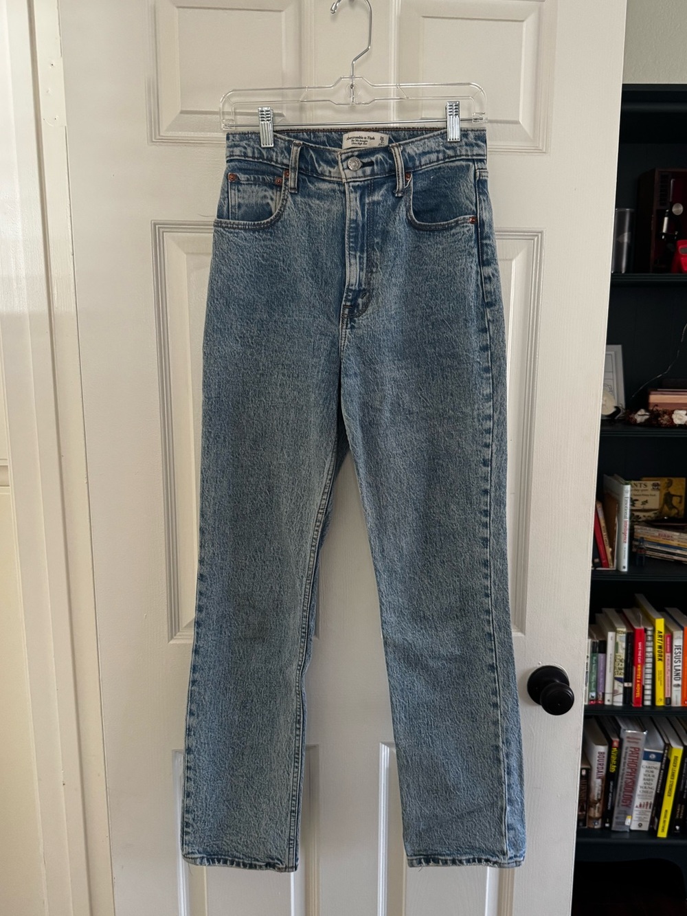 Abercrombie & Fitch ultra high rise 90s straights
